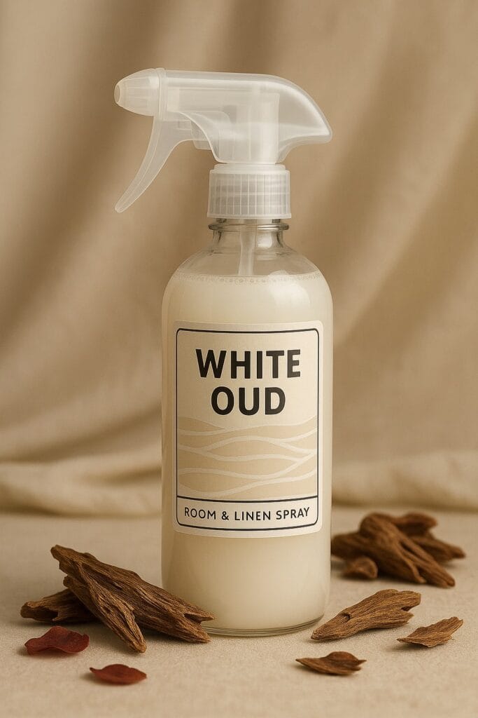 White Oud Room & Linen Spray by Shemeka – Luxury in Every Mist White Oud room & linen spray