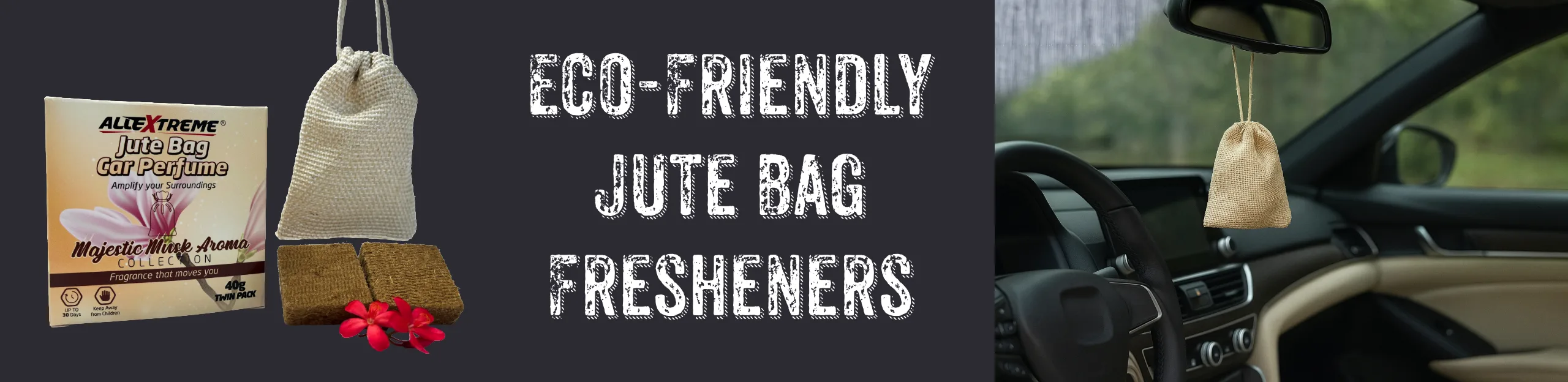 ECO friendly jute bag fresheners